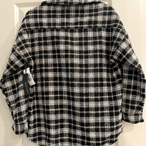 NWT Black Tape Black-White Raw Edge, size Small/Medium - Picture 4 of 6